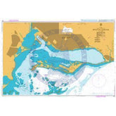 British Admiralty Nautical Chart 454: West Indies, Jamaica - South Coast, Kingston Harbour. Port Bustamante